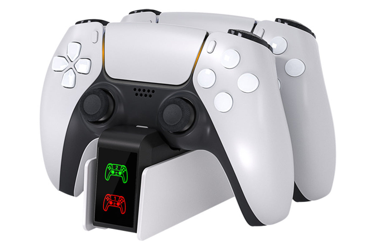 PS5 Controller Charging Station Dual Fast Charge Dock with LED Indicator