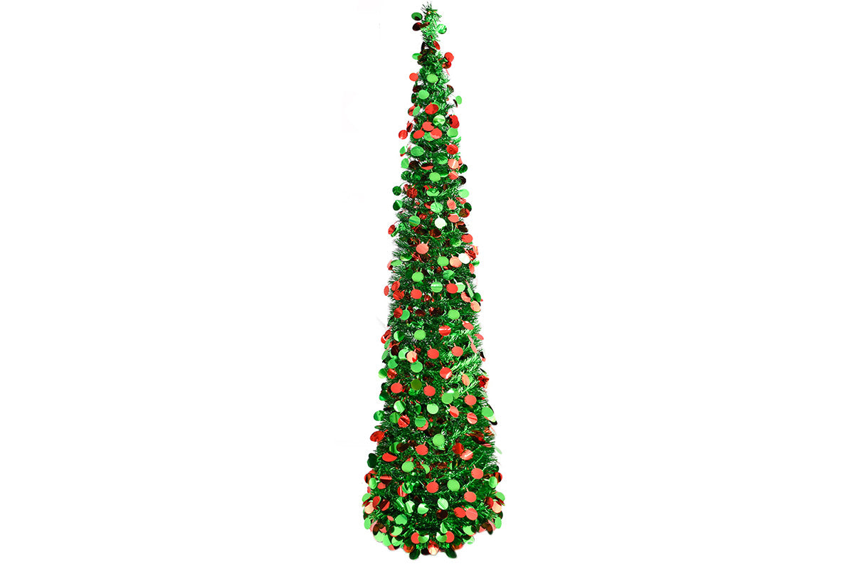 5FT Foldable Christmas Tree Pop Up Design with Stand