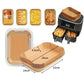 120Pcs Air Fryer Paper Liners compatible with Ninja Dual