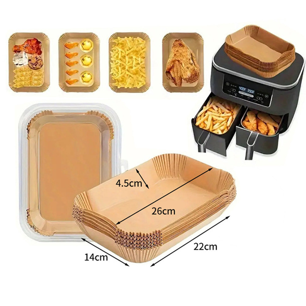 120Pcs Air Fryer Paper Liners compatible with Ninja Dual