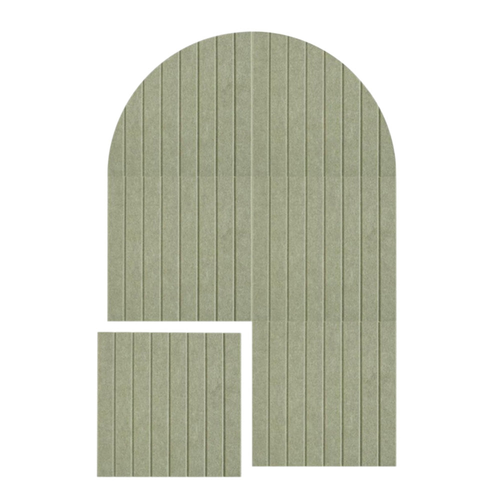 Large Arched Felt Bulletin Board with 30 Push Pins for Home Office School