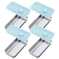 4Pcs Stainless Steel Grab and Go Snack Containers with Lids