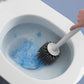 Soft TPR Toilet Brush Set for Bathroom Cleaning