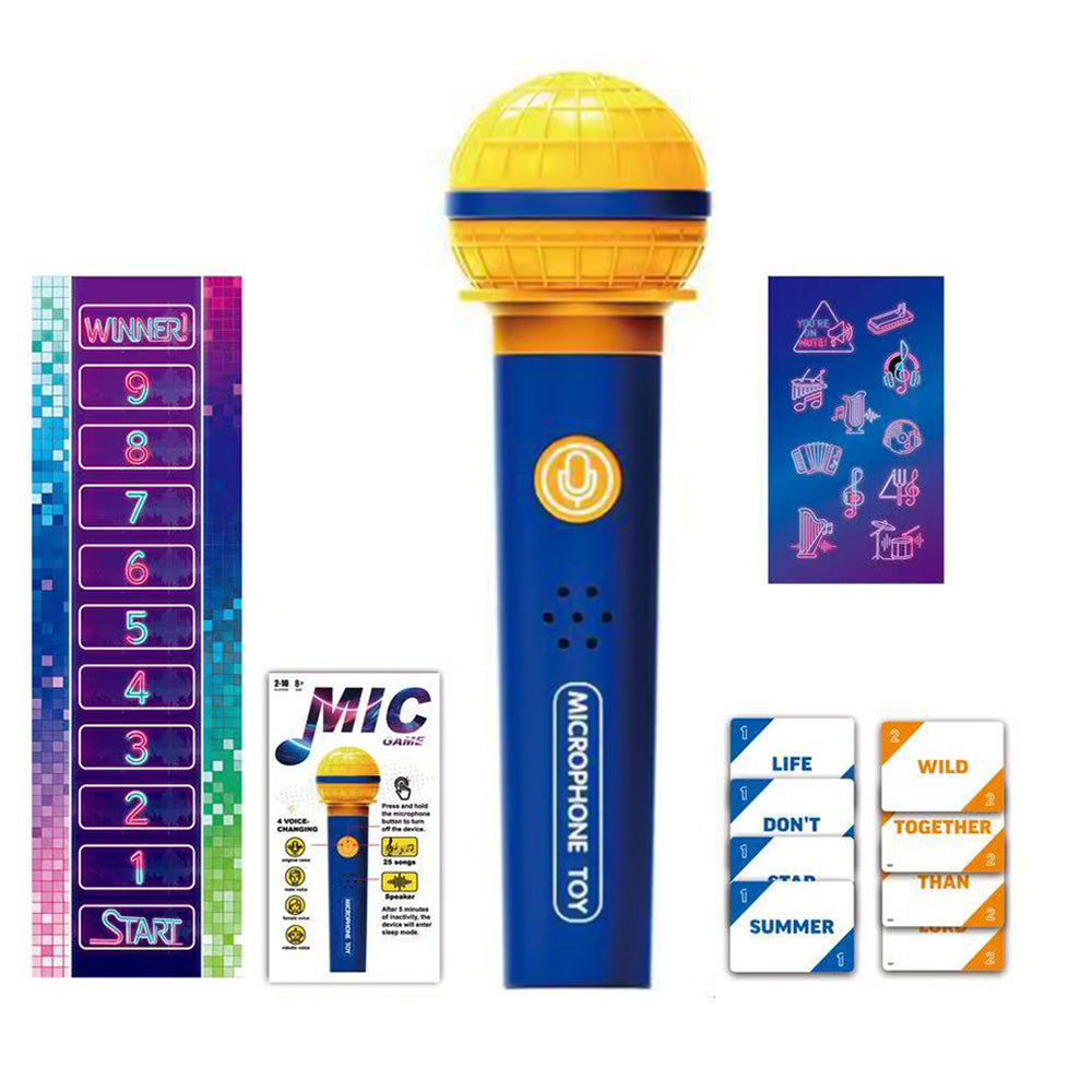 Mic Karaoke Party Game Grab The Mic Karaoke Game for Birthday Parties