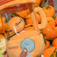 Stress Relief Spinning Fruit Blender Plush Keychain Plush Toy