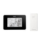 Wireless Weather Station Clock LCD Digital Indoor Outdoor Humidity Thermometer