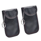2Pcs Car Key Signal Shielding Bag RFID Keyless Car Key Partition Bag