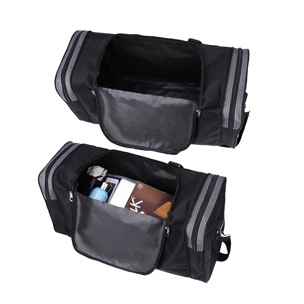 Sports Travel Duffel Bag Large Capacity Waterproof Shoes Compartment