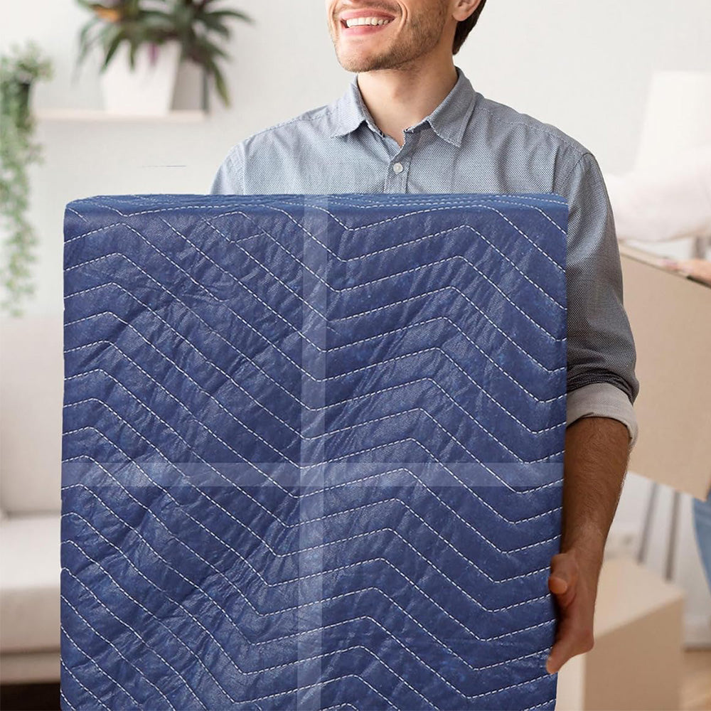 Moving Packing Blankets Heavy Duty Moving Pads for Shipping Protecting Furniture