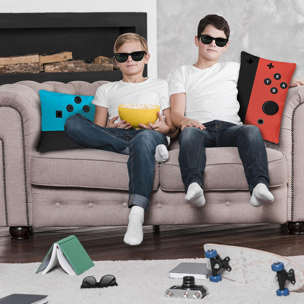 2Pcs 50x30CM Soft Gaming Throw Pillow Case Cushion Cover Polyester Gaming Decorative Pillowcase