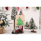 Creative Burlap Christmas-Themed Tote Bag