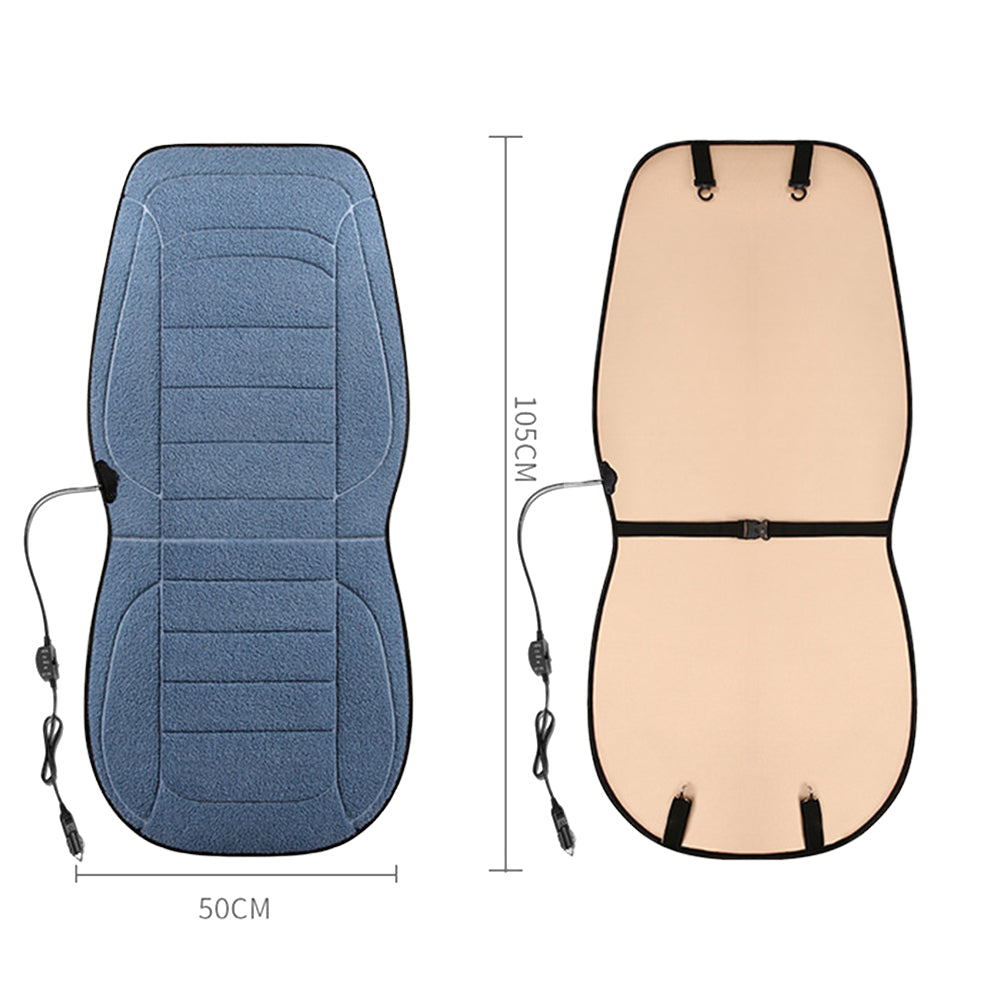 Heated Car Seat Cushion 12V with Dual Heat Control for Car