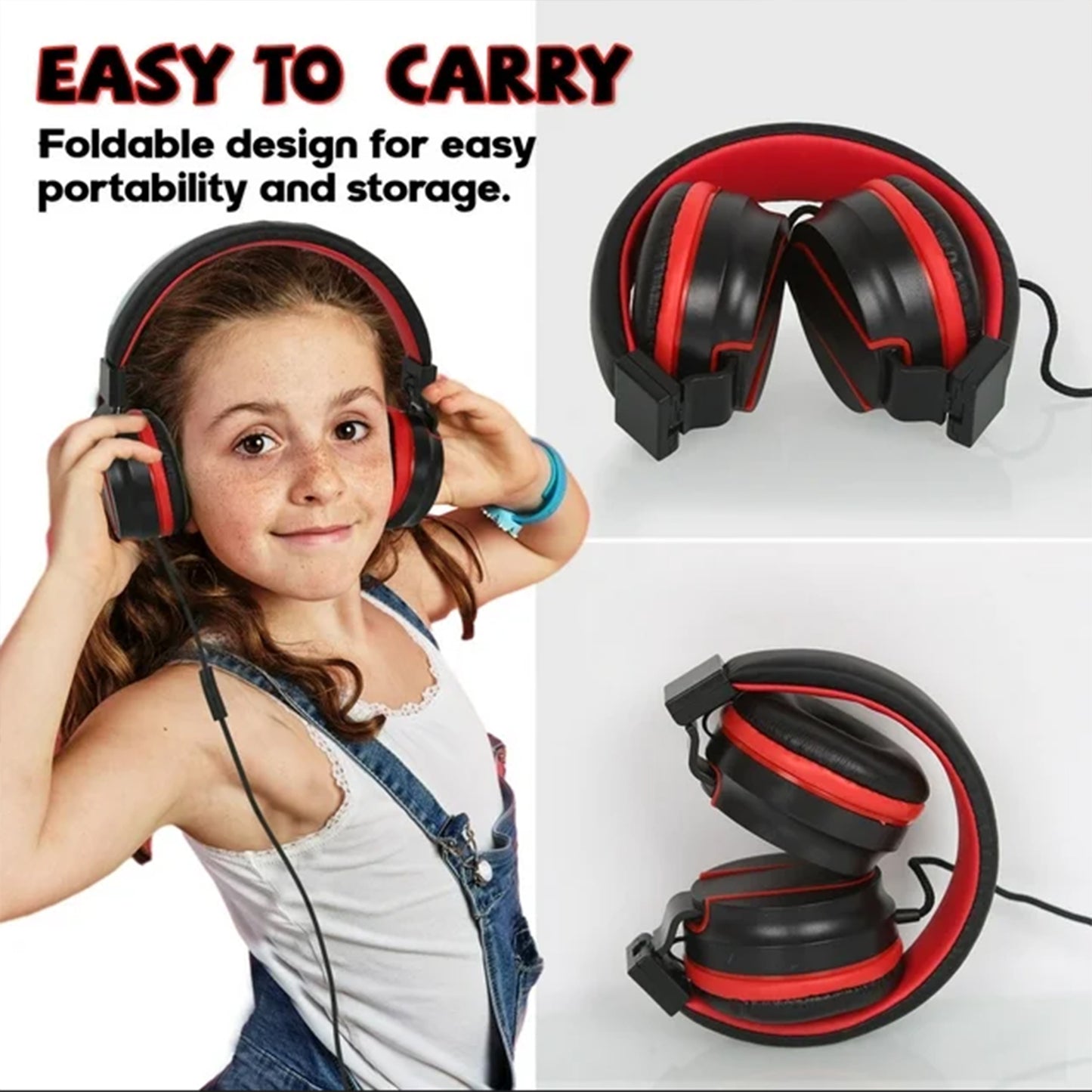 3.5mm Wired Gaming Headset MIC Headphones for PC Mac Laptop Phone