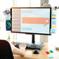 2Pcs Multi-function Acrylic Memo Board for Computer Monitor