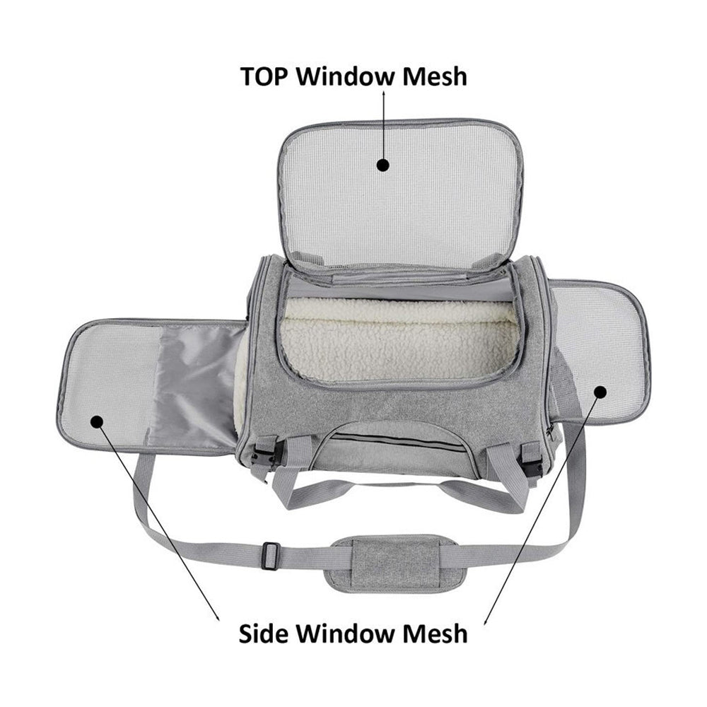 Cat Pet Carrier Bag with Harness