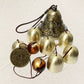 55cm Metal Hanging Wind Chime with 6 Copper Bells