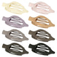 8Pcs French Flat Hair Clips for Women Flat Claw Clips for Thick and Thin Hair