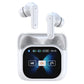 Wireless Bluetooth 5.4 AI Translation Earbuds with LCD Touchscreen Real Time 150 Languages