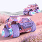 Remote Control Car with Color Lights Stickers Rechargeable Off Road Truck for Home Outdoor