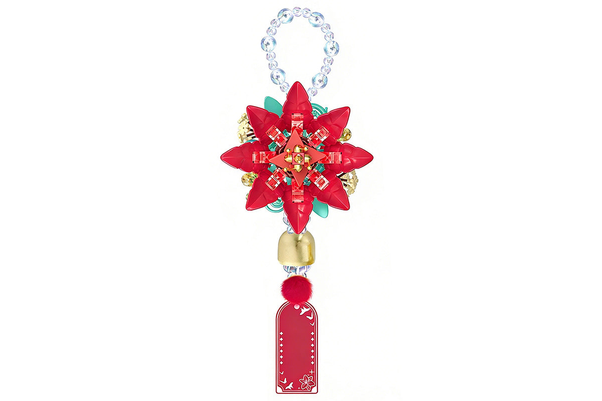 DIY Building Block Wind Chime Kit Hanging Ornament Compatible with LEGO