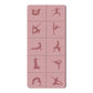 Printed Yoga Poses Yoga Mat with Storage Bag Portable Exercise Foldable Workout Mat