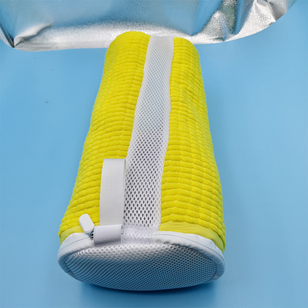 2Pack Chenille Wash Bags for Shoes with 2 Pairs of Shoe Horns for Men and Women