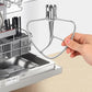 Stainless Steel Flat Beater for KitchenAid 4.5-5 Quart Tilt-Head Stand Mixer