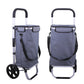 Folding Shopping Cart with Waterproof Oxford Bag Portable Utility Trolley