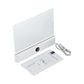 Transparent LED Flat Book Light with Timer for Reading