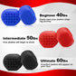 12Pcs Jawline Exercisers Silicone Mouth Exercise Fitness Ball Neck Face Jaw Trainer Toning