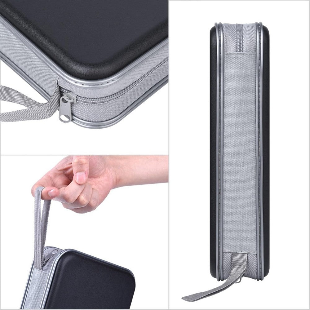 CD Case 96 Capacity CD Holder Case Portable CD DVD Storage Organizer