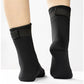 Pair of Unisex 3mm Neoprene Diving Socks Scuba Sailing Warm Black Long Socks