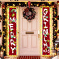 Christmas Decorations Outdoor Banner with Merry Christmas LED Light