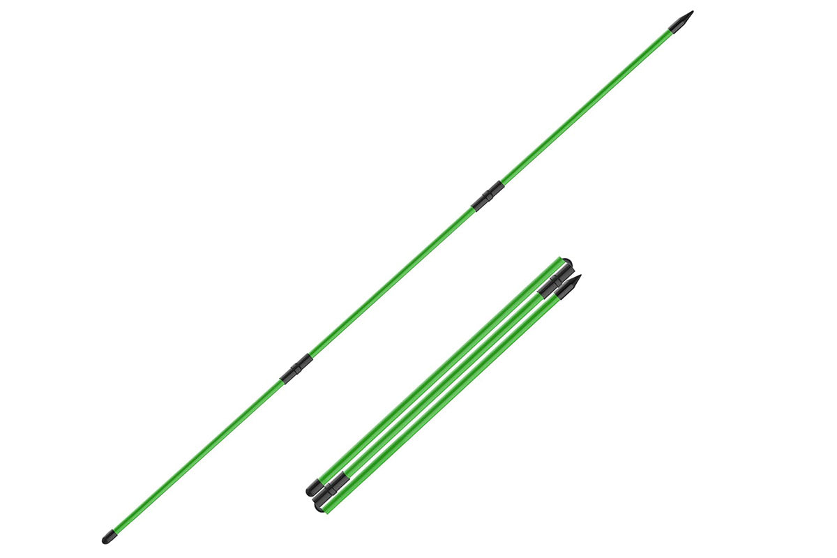 3-Section Golf Alignment Stick Foldable Swing Training Aid