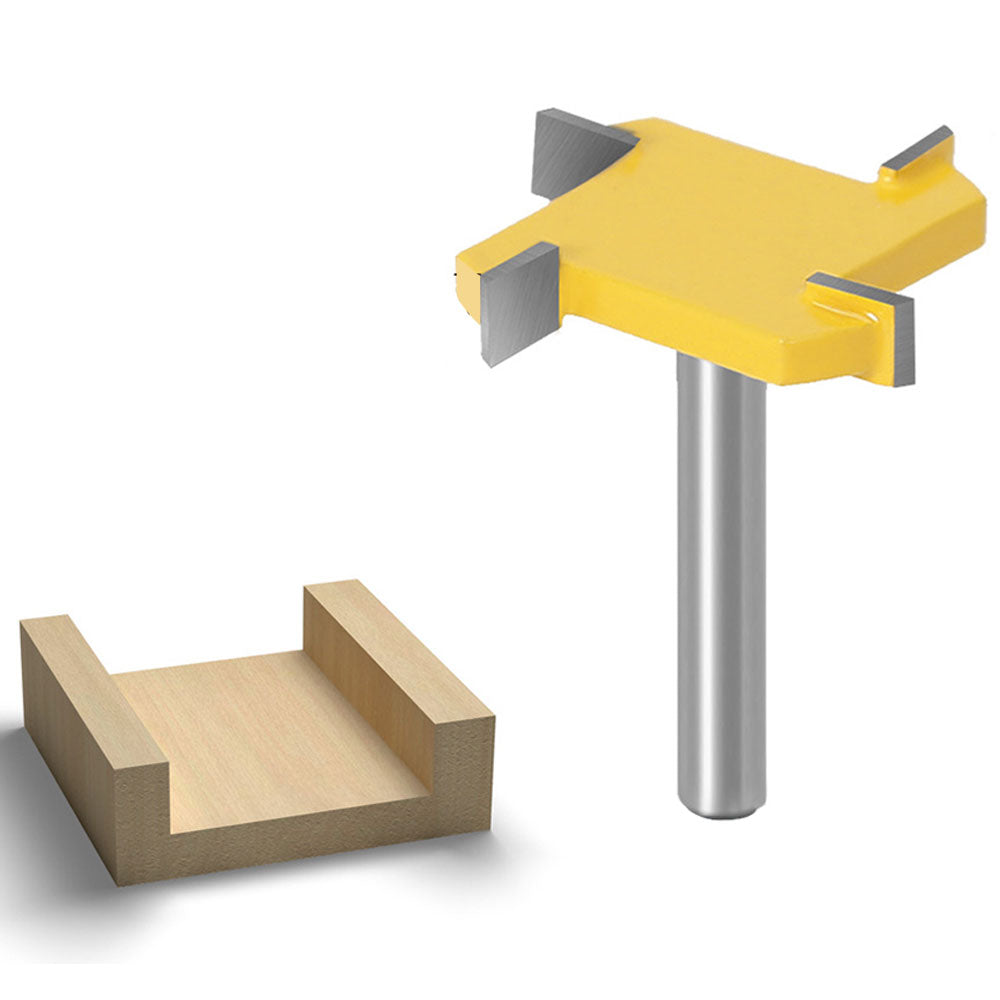 1/4 Inch CNC Spoilboard Surfacing Router Bit Flattening Cutter Woodwork Slab Tool