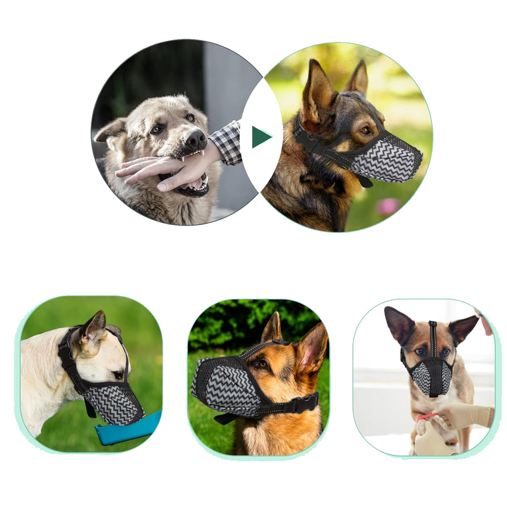 Breathable Dog Muzzle for Medium Large Sized Dog