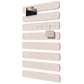 8 Pack Self Adhesive Felt Display Strips with 35 Push Pins for Wall Decor