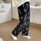 Women's Hello Kitty Inspired Flannel Cartoon Print Pajama Pants