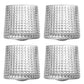 4PCS Rotating Whiskey Glass 180ml Rotating Glass Tumblers for Home Bars Party
