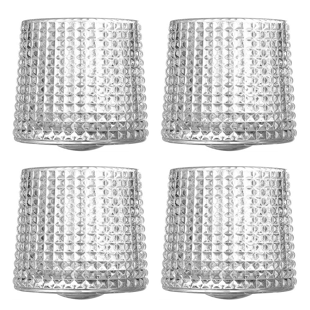4PCS Rotating Whiskey Glass 180ml Rotating Glass Tumblers for Home Bars Party