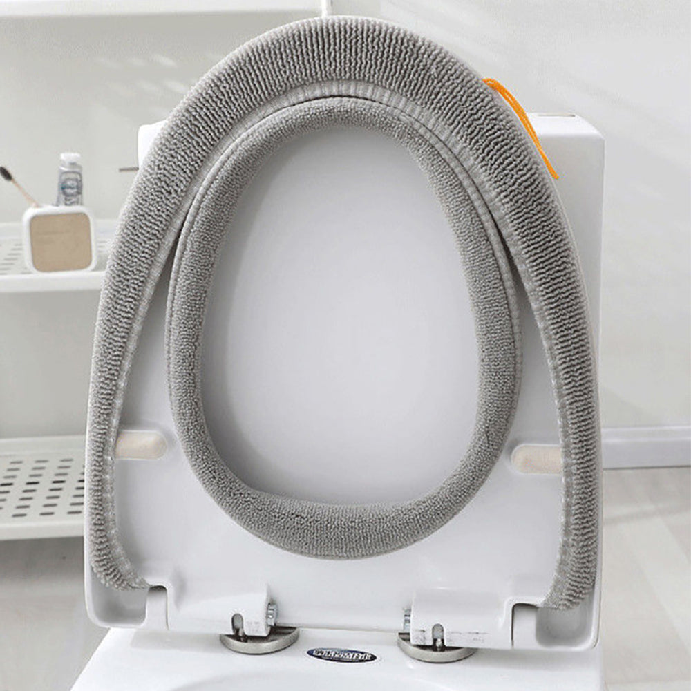 4PCS Winter Warm Soft Washable Toilet Seat Closestool  Cover Pad