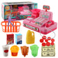Cash Register Pretend Play Calculator Cash Register Toys with Scanner
