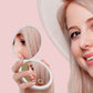 Mini Mirror With Lights Magnification LED Compact Mirror Travel Mirror For Pocket