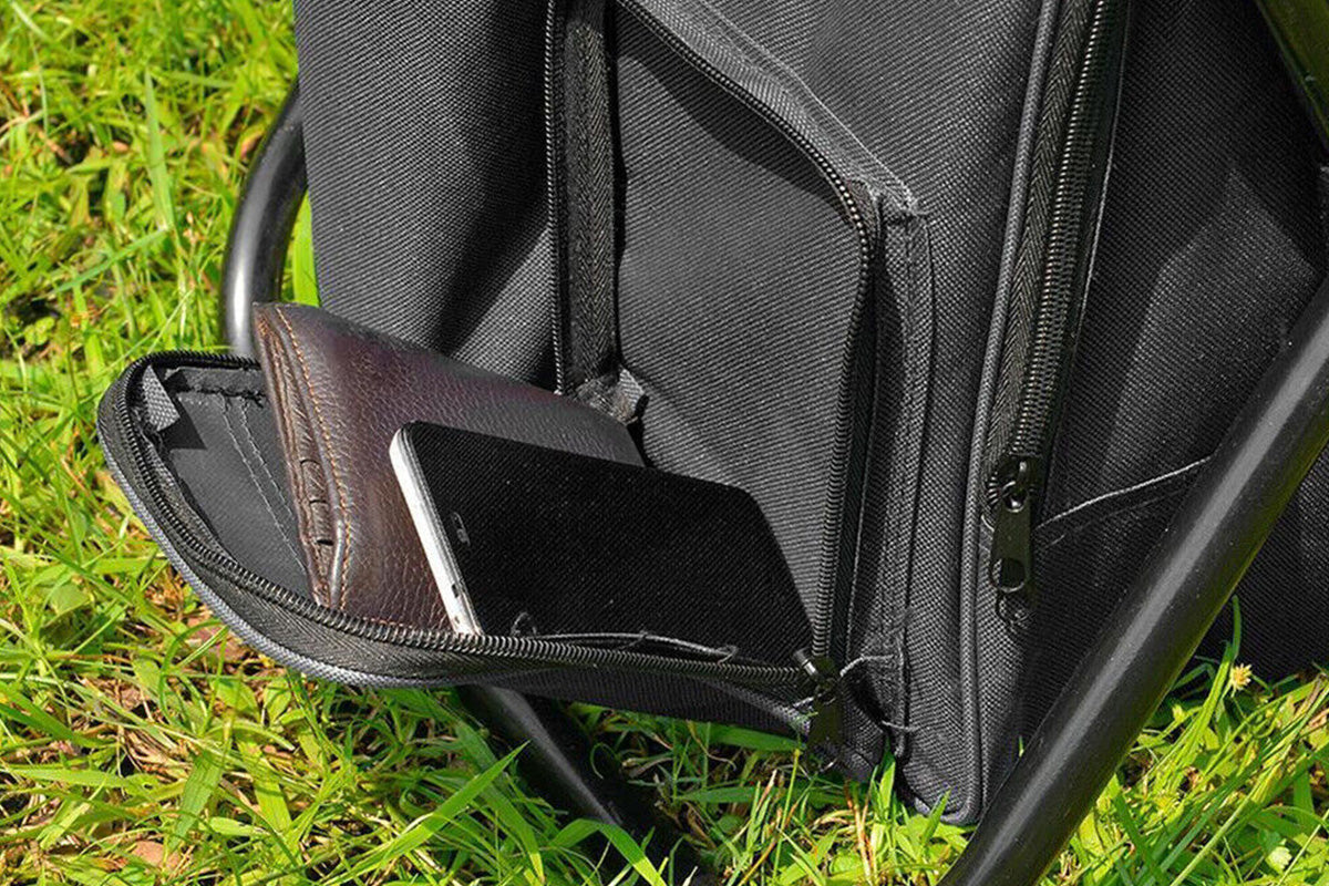 Portable Cooler Stool Multi-Function Folding Fishing Chair