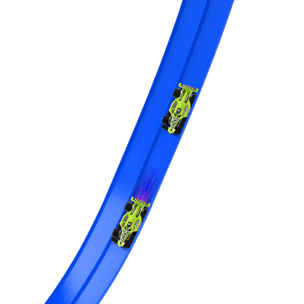 Car Racing Track Set Five Meter Race Track Dual Lane Gravity