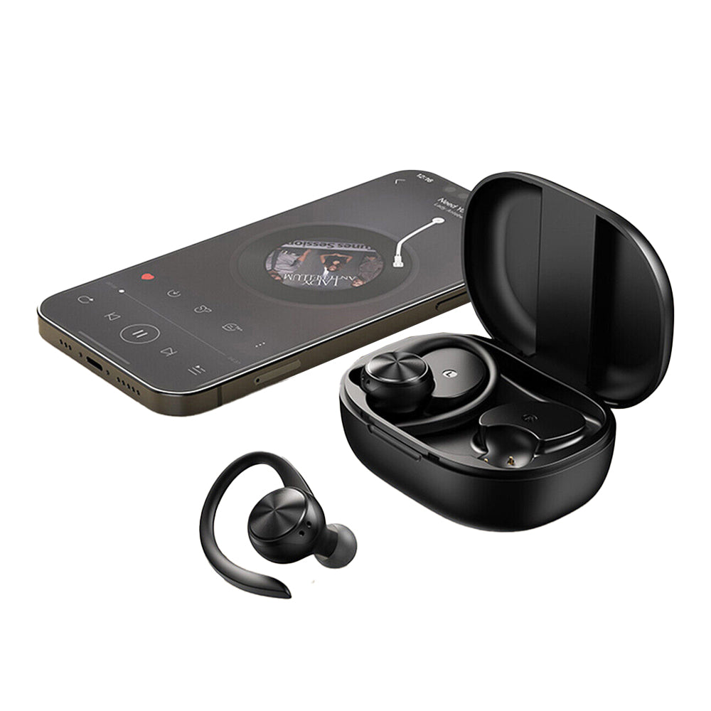 Sweatproof Wireless Bluetooth Earphones Hanging Ear Type Headphones Sports Earbuds