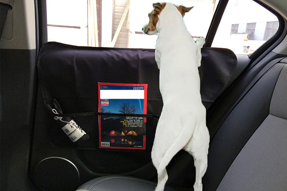 2-Pack Oxford Cloth Car Door Protector Covers for Pets Left & Right Side