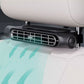 Car Fan for Rear Seat Cooling Air Fan 3 Gear Speeds Portable USB Backseat Cooling Fan