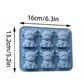 2 Pack 6 Cavity Silicone Highland Cow Ice Cube Molds