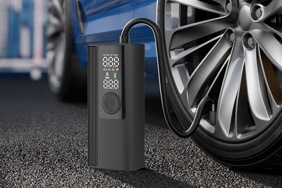 Portable Tire Inflator Cordless Air Pump for Car Motorcycle Bicycle